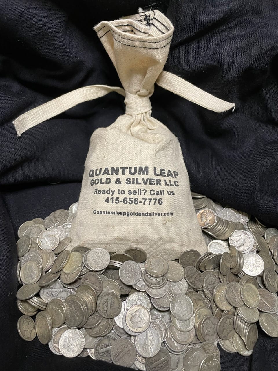 90% Silver Dimes - $100 Face Value Bag