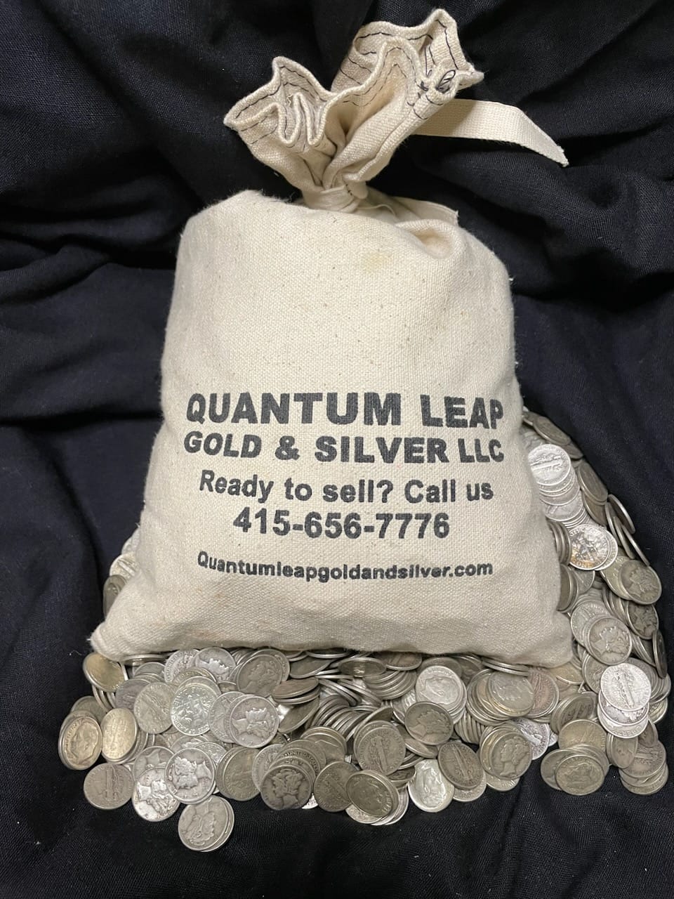 90% Silver Dimes - $500 Face Value Bag