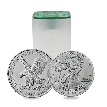 American Silver Eagles Type 1 - 1oz Coins (Tube of 20)